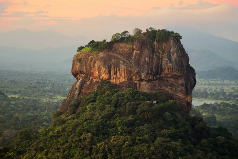 Sigiriya Rock Fortress at Sunrise