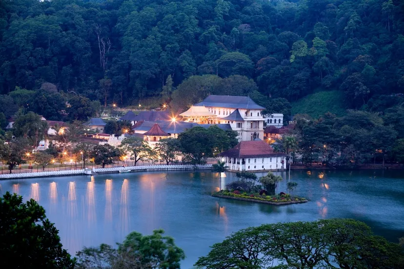 View over Kandy Lake