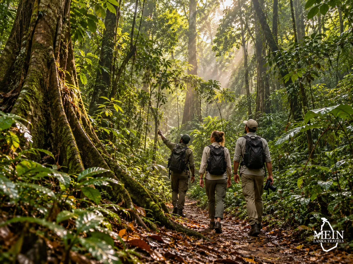 sunlit-rainforest-trek-with-hikers